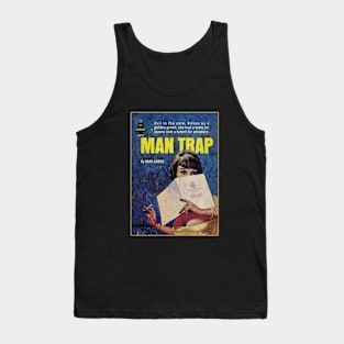 MAN TRAP - cool vintage pulp book art Tank Top